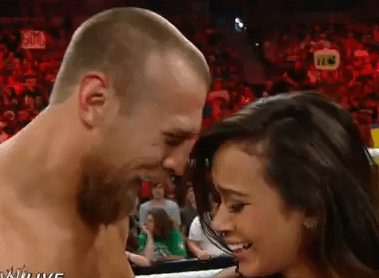 AJ AND DANIEL BRYAN TO GET MARRIED NEXT MONDAY DURING&nbsp;#RAW1000