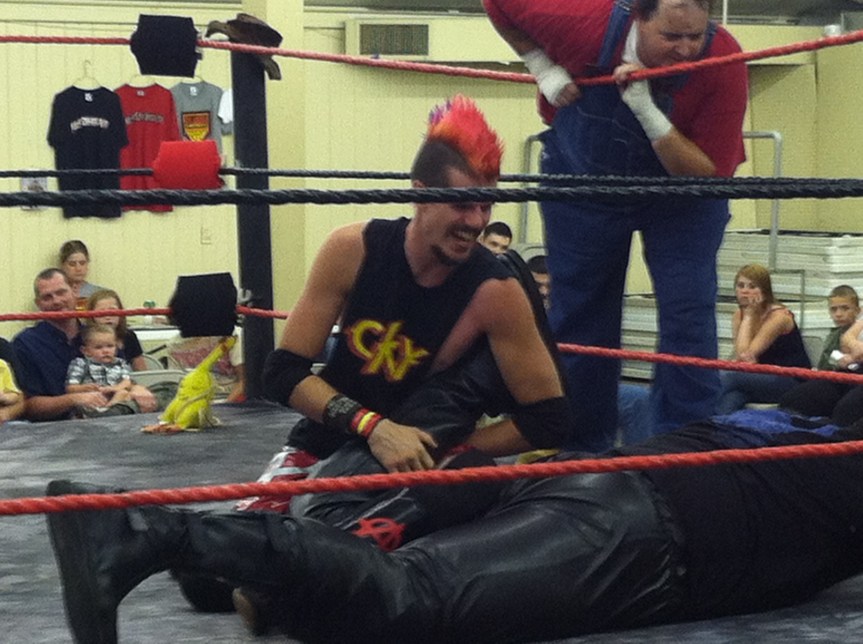 Aaron Anarchy On His Tag Team Championship&nbsp;Match