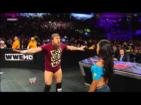 Road To WrestleMania 29: WWE Main Event 3/27/13 AJ Lee Attempts To Cost Kane A Victory Over Antonio&nbsp;Cesaro
