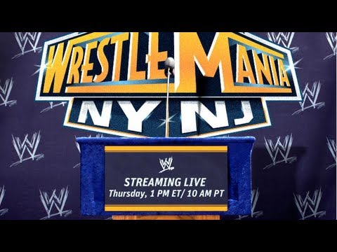 WrestleMania 29 Press Conference –  Live Stream &&nbsp;Chat