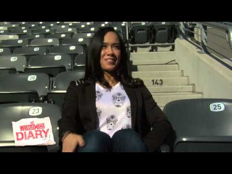 WrestleMania 29 Diary – AJ checks out the WrestleMania&nbsp;set