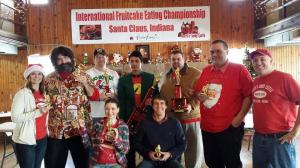Mick Foley - Fruitcake eating contest
