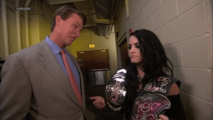 Paige Relinquishes NXT Women’s Title&nbsp;(Video)