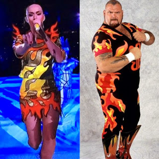 Katy Perry Draws Comparison To Wrestler During Superbowl Halftime&nbsp;Show