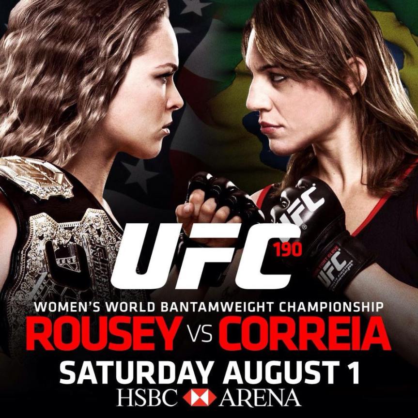 Rousey VS Correia headlines&nbsp;UFC190