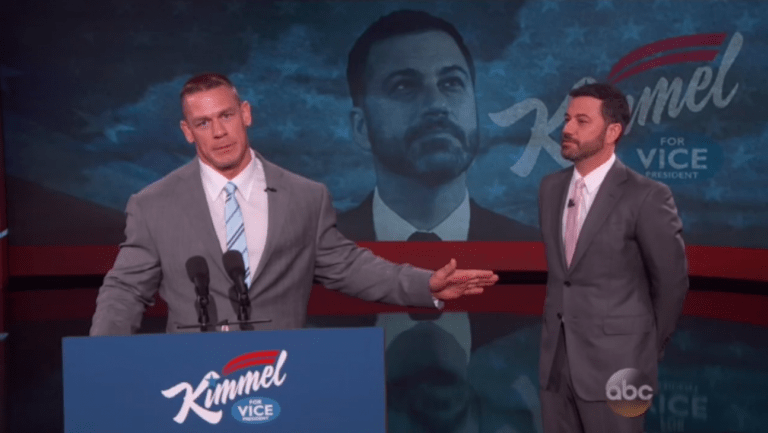 John Cena Endorses Jimmy Kimmel For&nbsp;VP