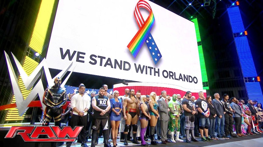 WWE Honors Orlando Shooting Victims On&nbsp;RAW