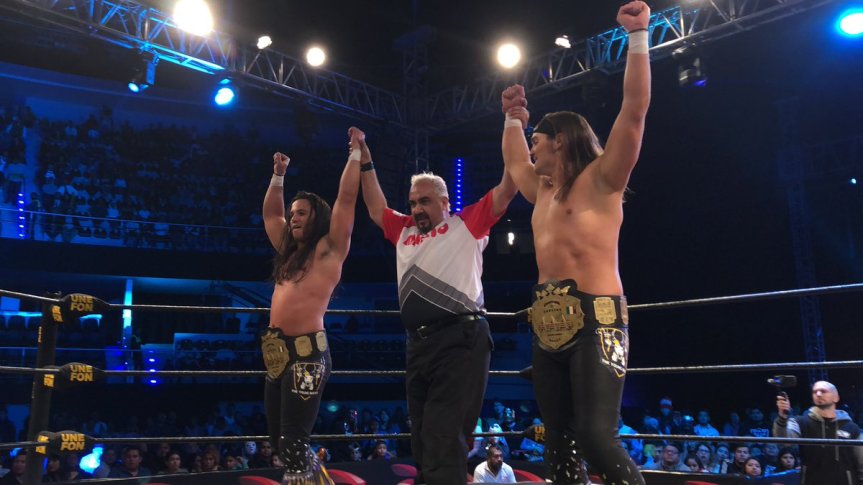 The Young Bucks Win AAA Tag Titles After Surprise Match Against Lucha Bros&nbsp;(VIDEO)