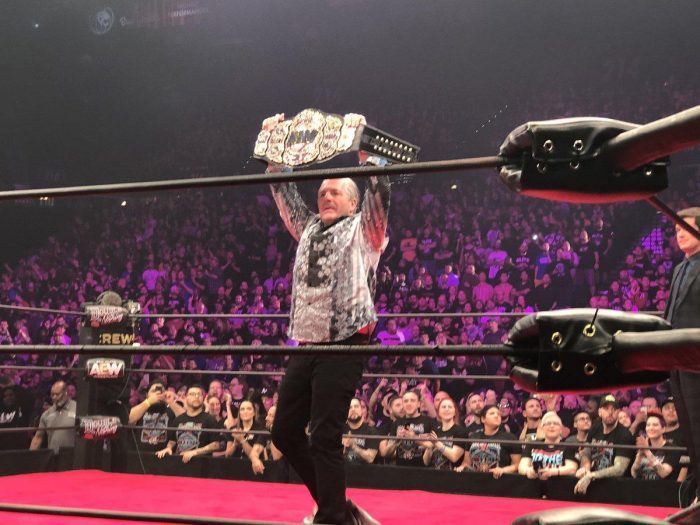 Bret Hart Unveils The AEW World Championship At Double Or&nbsp;Nothing