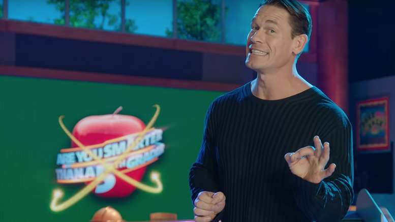 Full Episode Preview Of John Cena’s Version Of Are You Smarter Than a 5th Grader From&nbsp;Nickelodeon