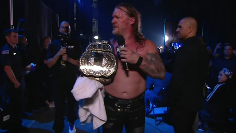 Police Say AEW World Title Was Found On Side Of Road, Chris Jericho Reunited With Stolen AEW Title&nbsp;(Video),