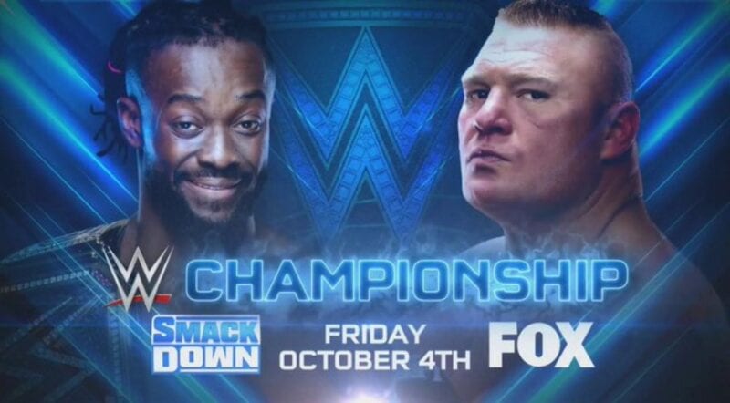 Kofi Kingston To Defend WWE Championship Against Brock Lesnar On The Fox Debut Of&nbsp;SmackDown
