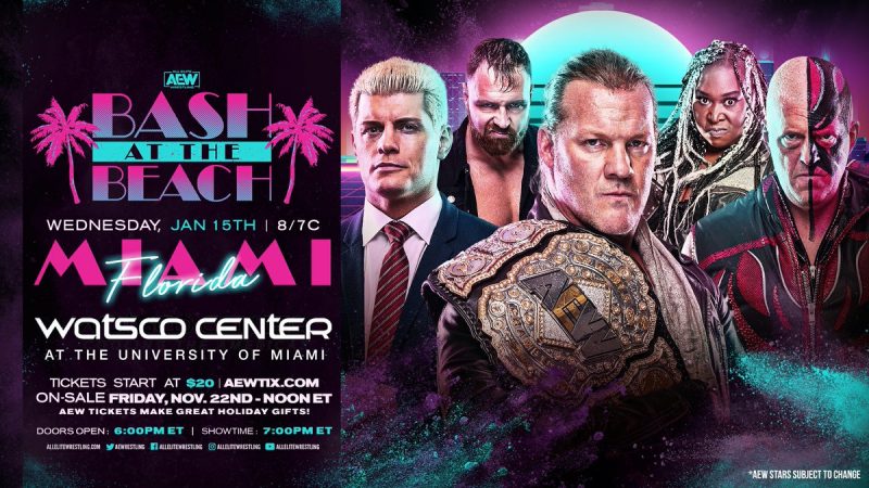 AEW Announces “Bash At The Beach” Dynamite Episode, Dynamite To Also Air On Chris Jericho’s&nbsp;Cruise