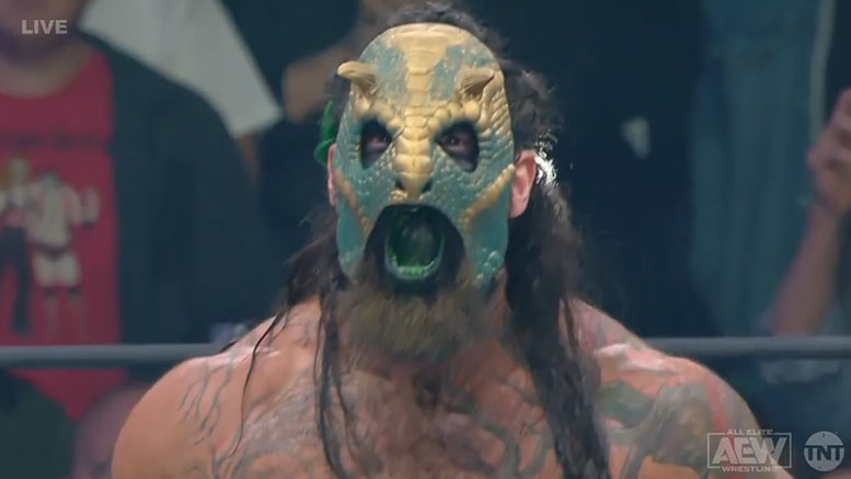AEW Hit With Copyright Lawsuit Over Luchasaurus’ Mask&nbsp;Design