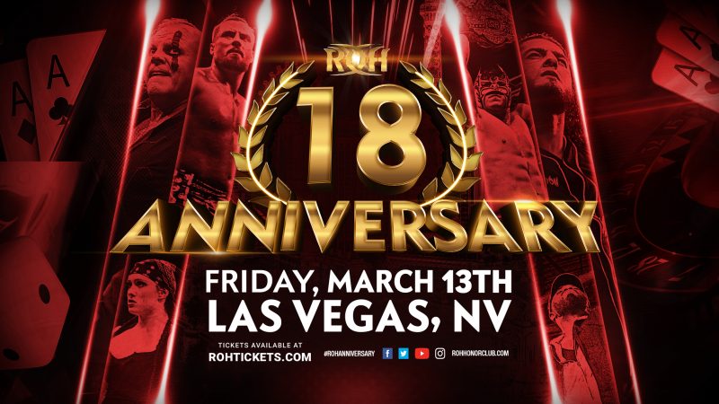 ROH Cancels Tonight’s 18th Anniversary PPV And Past vs Present Show Due To Coronavirus/Covid-19