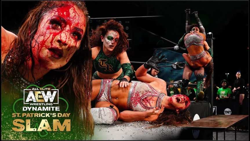 Britt Baker And Thunder Rosa Battle In A Wild Unsanctioned Lights Out Match On&nbsp;Dynamite