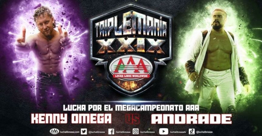 Kenny Omega And Andrade’s Mega Title Match Confirmed For Triplemania&nbsp;XXIX