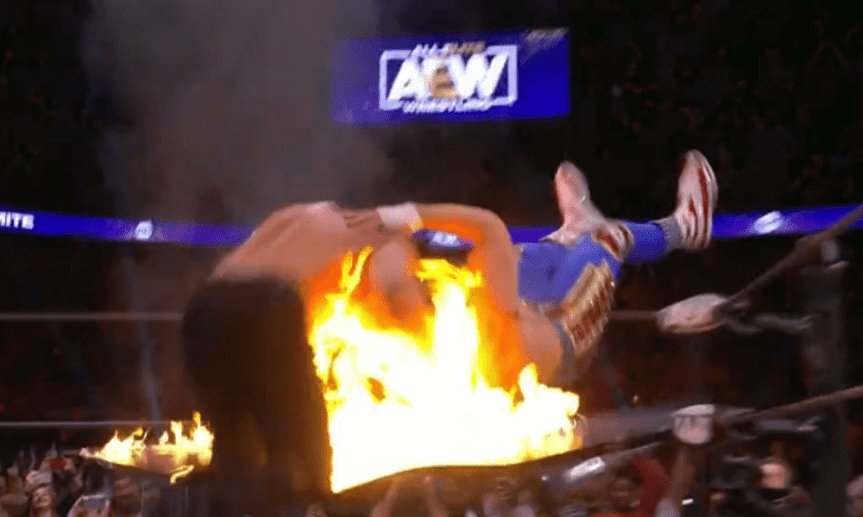 AEW Shares Photos Of Cody Rhodes’ Back After Flaming Table&nbsp;Spot