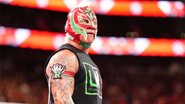 Rey Mysterio Returns to Raw, Draws the Line with Dominik Over “King of the Luchadores”&nbsp;Claim