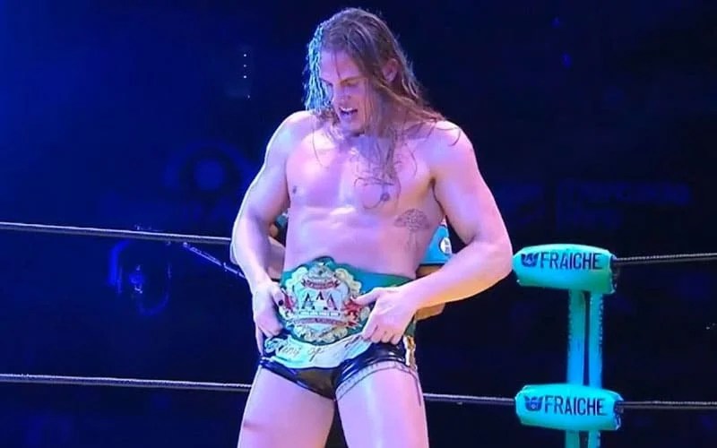Backstage News On Matt Riddle Winning AAA Cruiserweight Title At&nbsp;TripleMania