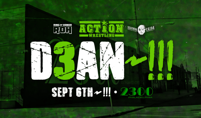 ROH Action Wrestling: Action Dean 3 9/11/2025&nbsp;(Card)