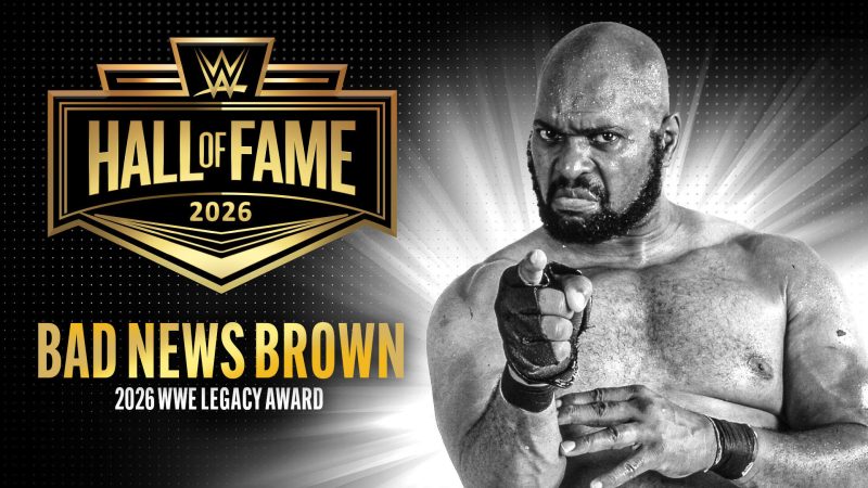 Bad News Brown Announced for WWE Hall of Fame Class of 2026, Legacy&nbsp;Induction