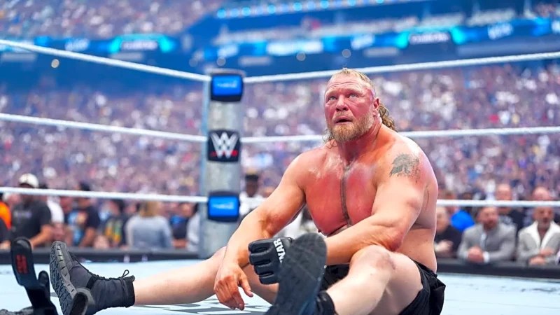 Brock Lesnar Appears to Retire After WrestleMania 42 Loss to Oba&nbsp;Femi