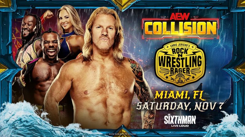AEW Collision To Air Live From Chris Jericho’s Rock ‘N’ Wrestling Rager At Sea&nbsp;Cruise